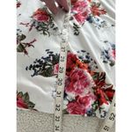 Justify  Women's White Floral Sleeveless Knit A-Line Dress w/Chain Accent Size M Photo 7