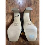 The DROP Avery Square Toe Sandal MINIMALIST SEXY Size 8 Olive Green Snake Photo 3