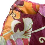 Nanette Lepore Silk Linen Blend Multicolor Ruffle Skirt Size 6 Photo 1