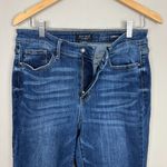 Judy Blue Jeans Womens 11/30 Blue Boot Cut Medium Wash Frayed Hem Stretch Denim Photo 7