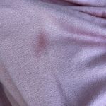 Free Kisses Rose Blush Pink Croptop Blouse Size Medium Ruffled Sleeves and Waist Photo 6