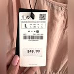 ZARA woman NWT pink jumpsuit Photo 2