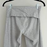 SKIMS  Fold Over Pants Womens Small Gray Heather Jersey Flare Wide Leg Lounge Photo 3