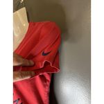 Nike New England Patriots Shirt Womens Small NFL Football V-Neck Tee Graphic Photo 3