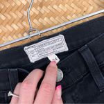 Current/Elliott Current Elliott the kick jean in jet black w/ raw hem Photo 9