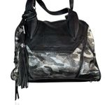 Aimee Kestenberg  Leather Hand/Shoulder Handbag Metallic Camo Black‎ Y2K Design Photo 5