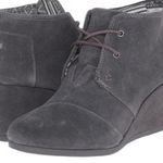 Toms Grey Suede Desert Wedge Photo 0