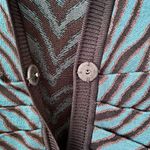 Misook  ANIMAL PRINT GREEN & BLACK CARDIGAN SZ 1X KNIT JACKET $428 Photo 6