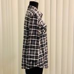 Eden & Olivia black, white & gray plaid shirt. Photo 1