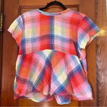 Colorful Plaid Gauze Tie Photo 2