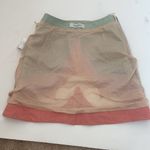 Valentino paneled mini skirt pastel green pink multicolor linen 4 Photo 8