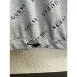 Guess  Women’s Crew Sweatshirt Gray with logo Throughout Size‎ L Photo 3