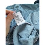 Veronica Beard Atari Chambray Tiered Denim Shirt Dress Blue Size 12 Photo 12