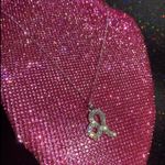 Boutique Sterling Silver 925 Leo Zodiac Sign Necklace Horoscope Diamond Sparkle Goth Y2K Photo 10