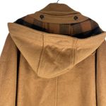 Coach  Wool Blend Hooded Duffle Cape Coat Toggle Camel Brown Size M/L Photo 9