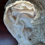 Loft Gold Sequin Fully Lined Pants Trousers Party Pants Size Medium Photo 5