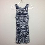 One Clothing  Tribal Print Circle Skirt Mini Dress Photo 5