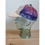 Palm Tree Island Trucker Hat Women OSFM Adjustable Tie Die Twill Cap Surf Beach Photo 2