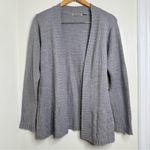 Jason Maxwell  Gray Open Front Cardigan Sweater Women’s Size Large Soft casual Photo 0