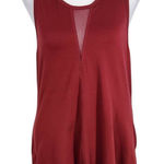Zyia Oxblood Athletic Tank Top Size XL Burgundy Activewear Top Photo 0
