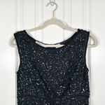 Laurence Kazar Vintage Black Beaded Sequin Holdiay NYE Mini Dress Size S Photo 1