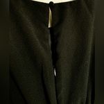 EXPRESS Women’s Black Dress Size Small Midi Sheath With Puff Sleeves Photo 8