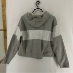 Champion  Cropped Pullover Hoodie Reverse Weave Womens XL Grey Photo 3