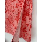 RIP SKIRT Hawaii Pink Floral Print True Wrap Casual Classic Skirt Size Medium Photo 1