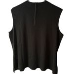 Ming Wang EUC  Sleeveless Knit Sweater Top Black Size Large Photo 3