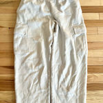 Aritzia tna white cargo wide leg sweatpants Photo 0