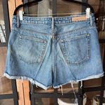 GRLFRND  Denim shorts Kerry high rise cuffed distressed light wash raw hem jean Photo 2