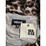 SER.O.YA Sasha Maxi Dress in Spotted Bengal Small New Womens Gown Brown Photo 7