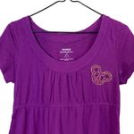 Disneyland Resort Micky Mouse Yoga Embroidered Peace Top Size Small Photo 1