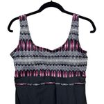 DANIFY Swim Dress One Piece Bathing Suit Black Pink Women’s Plus Size 50 / 18 Photo 5