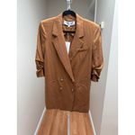 Veronica Beard NEW  Rupert Blazer Womens 10 Whisky Brown Double Breasted Photo 5