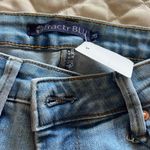 Tractr Blu NTW  Hi-Rise Jeans With White Lace Detail Photo 3