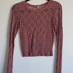 Charlotte Russe Lace Long Sleeve Top Photo 0