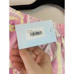 Hill House  The Paz Skirt Mini Candy Kaleidoscope Pink Ruffle M Photo 2