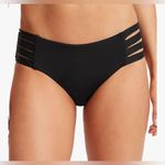 Seafolly  Women's Multi Strap Hipster Bikini Bottom Eco Collective Black 10 NWT Photo 6