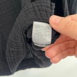 XiRENA Qwynn Shirt Cotton Muslin Black Size Medium Photo 5