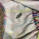 Parade Underwear Parade Luxe Satin Tie-Black Flutter Crop Bralette Photo 4