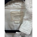 American Eagle  Outfitters White Distressed Denim Jacket Women's XS Photo 2