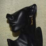 Stainless Steel Gold Cowboy Boot Earrings Photo 3