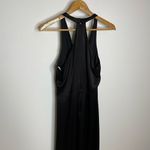 Halston Heritage NEW  Asymmetrical Cutout Cady Black Dress 12 T-back Sleeveless‎ Photo 8