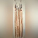 Flying Tomato  Embroidered Bodice With Tan Tie‎ Dye Body Maxi Dress Size Small Photo 8