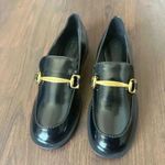 Charles and Keith  Metallic Accent Loafers - Black size 39 New Photo 2