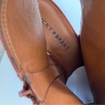 Lucky Brand  Listana Heeled Open Toe Suede Zip Up Shoes NWOB size 9.5 Photo 8