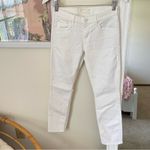 Mother Denim The Looker Crop Jeans in Mirror Mirror White Size 25 Photo 2