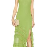 Bardot  Cantara Ruffle Maxi Dress in Apple Green Photo 0