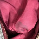 Brynn Capella Nikki Clutch Crossbody Studded Leather Bag Tassel Fringe Purse Gray Photo 11